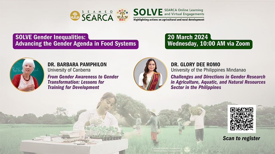 46th Webinar: SOLVE Gender Inequalities: Advancing the Gender Agenda in Food Systems