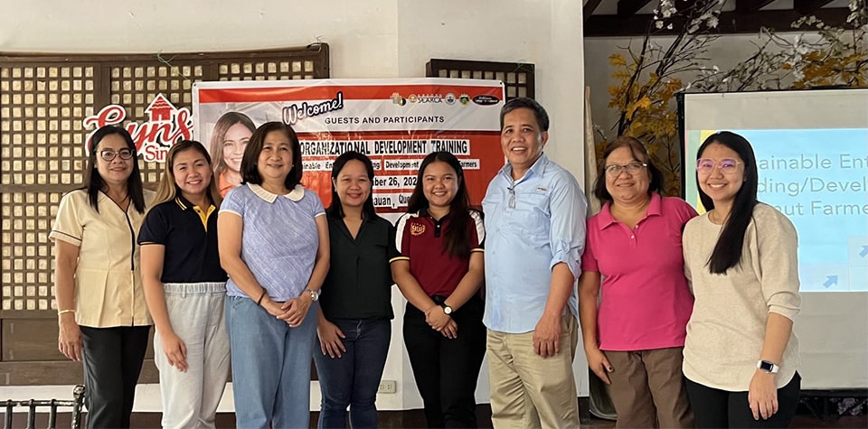 SEARCA team and Quezon Province LGU representatives