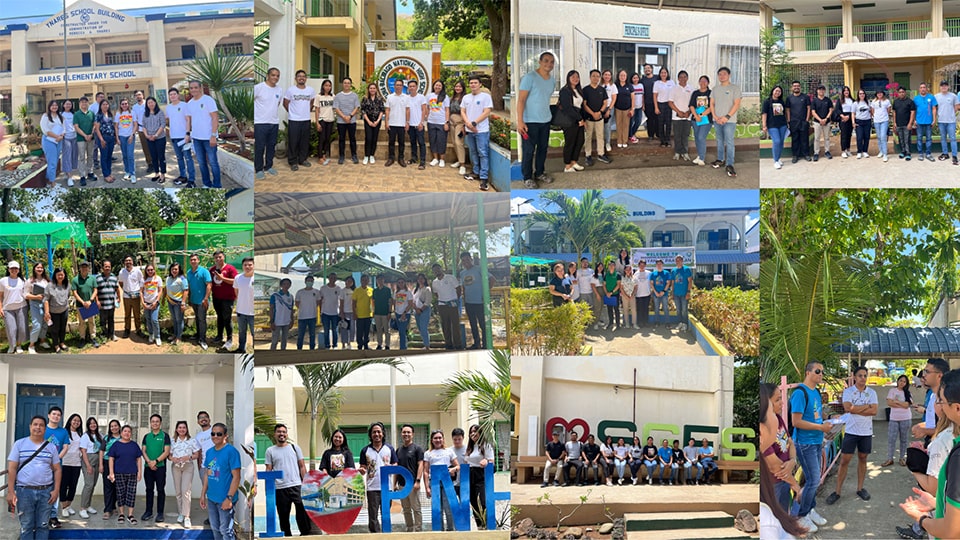 SEARCA team and school staff involved in the SEL4E Project in Rizal, Philippines.