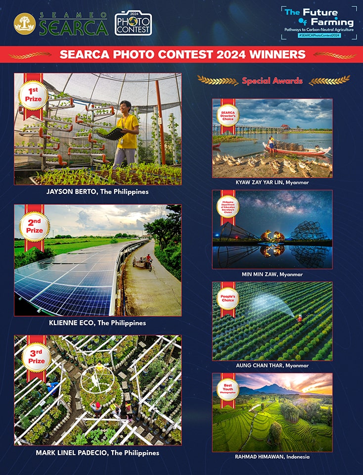 SEARCA Photo Contest winners showcase green future for farming