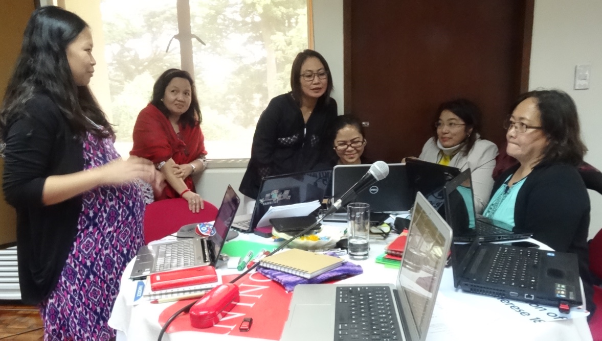 Group working on calamansi livelihood project in Victoria, Or. Mindoro