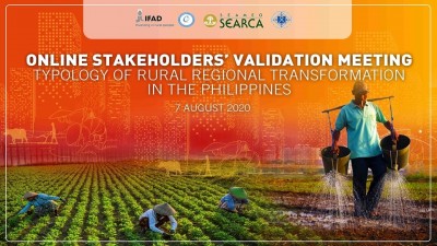 SEARCA RRT Project Team to present and validate results of rural regional transformation typology in the Philippines through a series of stakeholders&#039; validation meetings