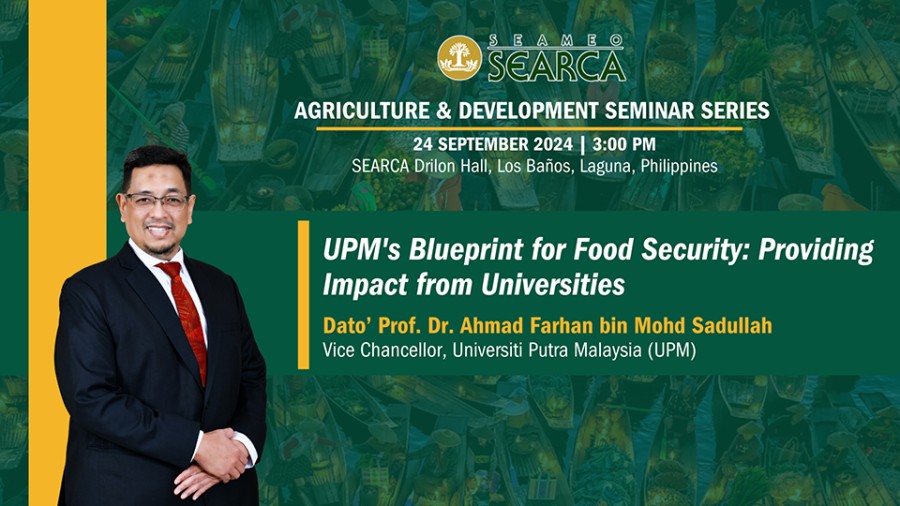 UPM's Blueprint for Food Security: Providing Impact from Universities