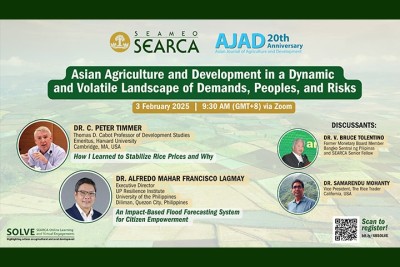 Asian journal set to celebrate 20 years publishing agri and dev't research, perspectives