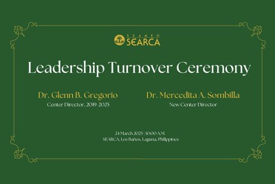 SEARCA gears up for leadership shift after Gregorio's impactful tenure